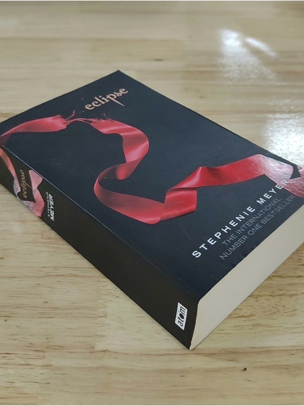 Eclipse by Stephenie Meyer - Black Cover with Red Ribbon